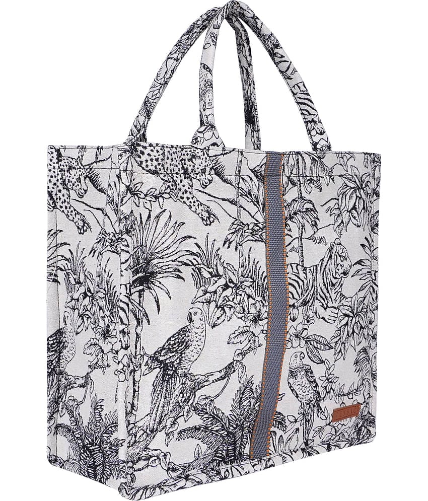 ENSAC Grey Cotton Lunch Bag Pack of 1