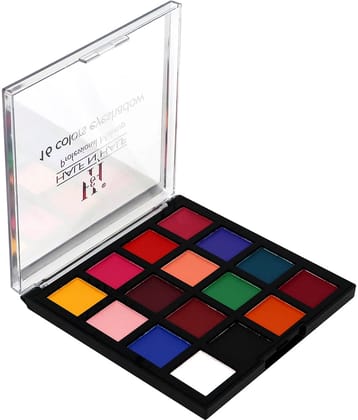 Half N Half Professional Makeup Kit, 16 Colors Eyeshadow Multicolor Palette, Matte-01 (18g)