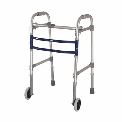 Vissco 2946 Straight Big Wheel Dura Max Aluminium Walker On Rent