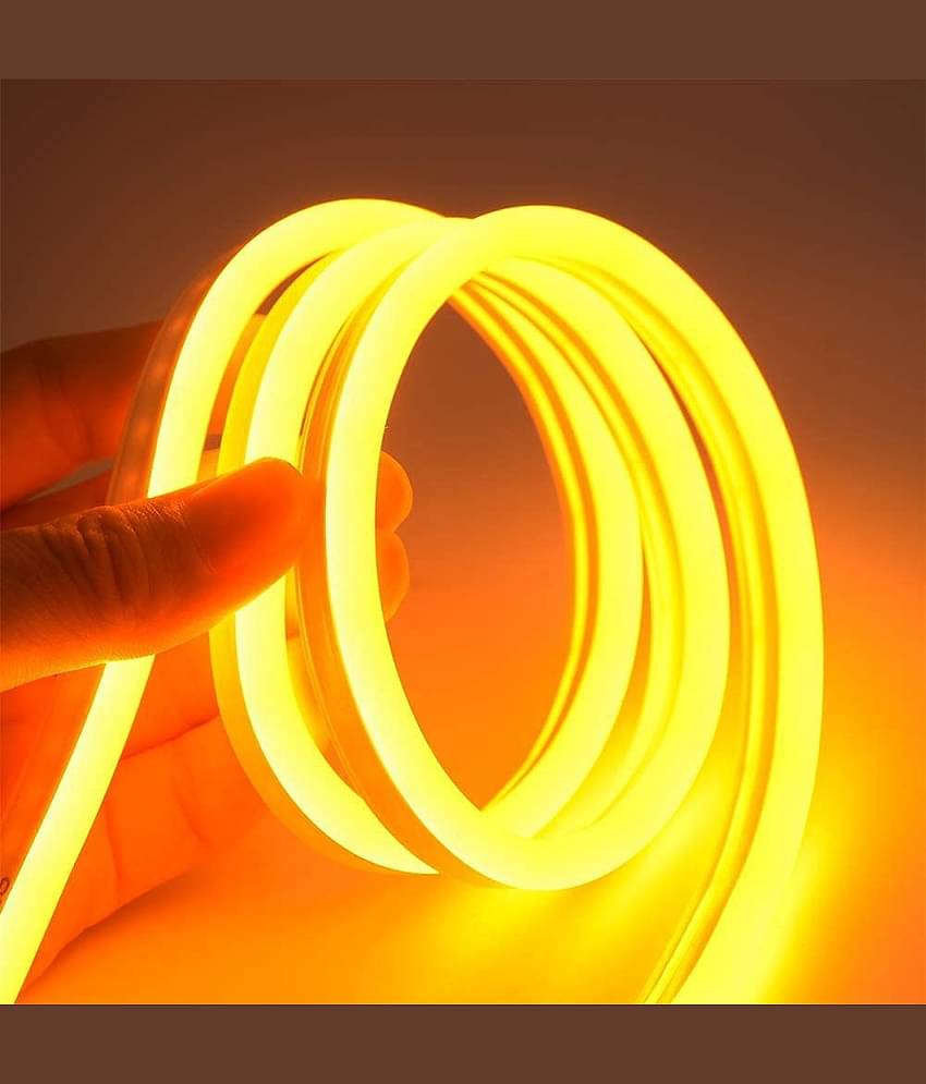 SPARKWORLD Yellow 5M Neon Light ( Pack of 1 )