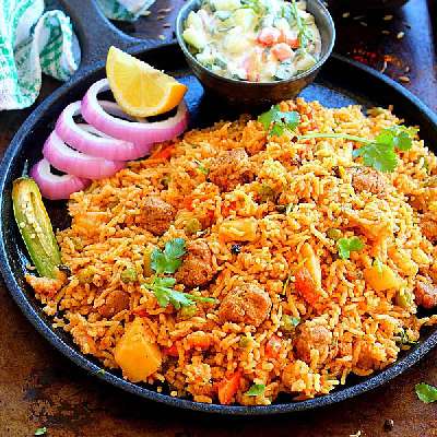 Chaap Biryani [4 Person]