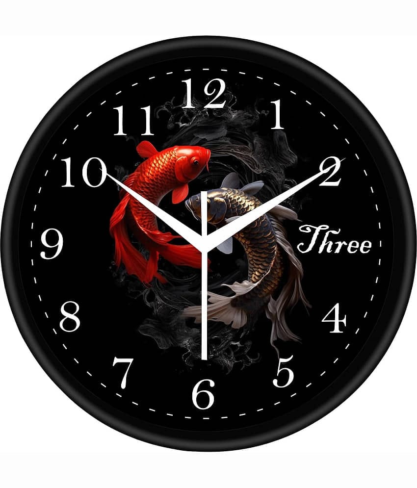 Trendy Homes Circular Analog Wall Clock