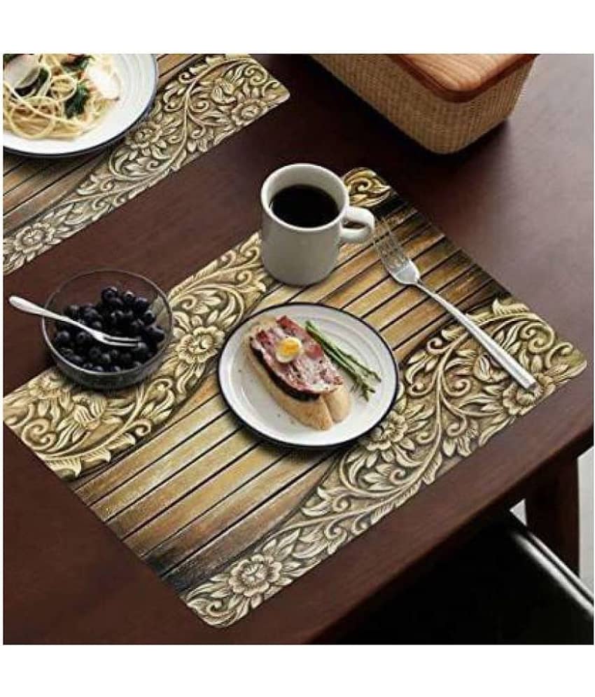 CreadCraft Set of 6 PVC Table Mats