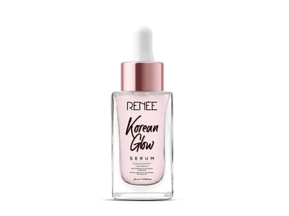 RENEE Korean Glow Serum - 15ml, Enriched with Panax Ginseng Root a Korean Beauty Secret, Lightweight, Non Greasy, Hydrates, Plump-up The Skin With Glassy-Dewy Shine & Maintain its Youthful Glow