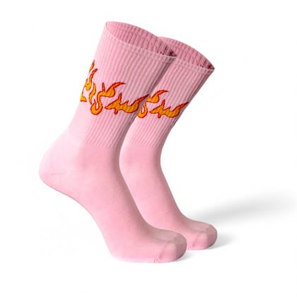PINK/YELLOW FLAME- FIRE 2.0 EDITION-Pack of 1-Pair