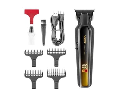 VGR V-930 Professional Trimmer 360 min Runtime 5 Length Settings (Gold, Black)