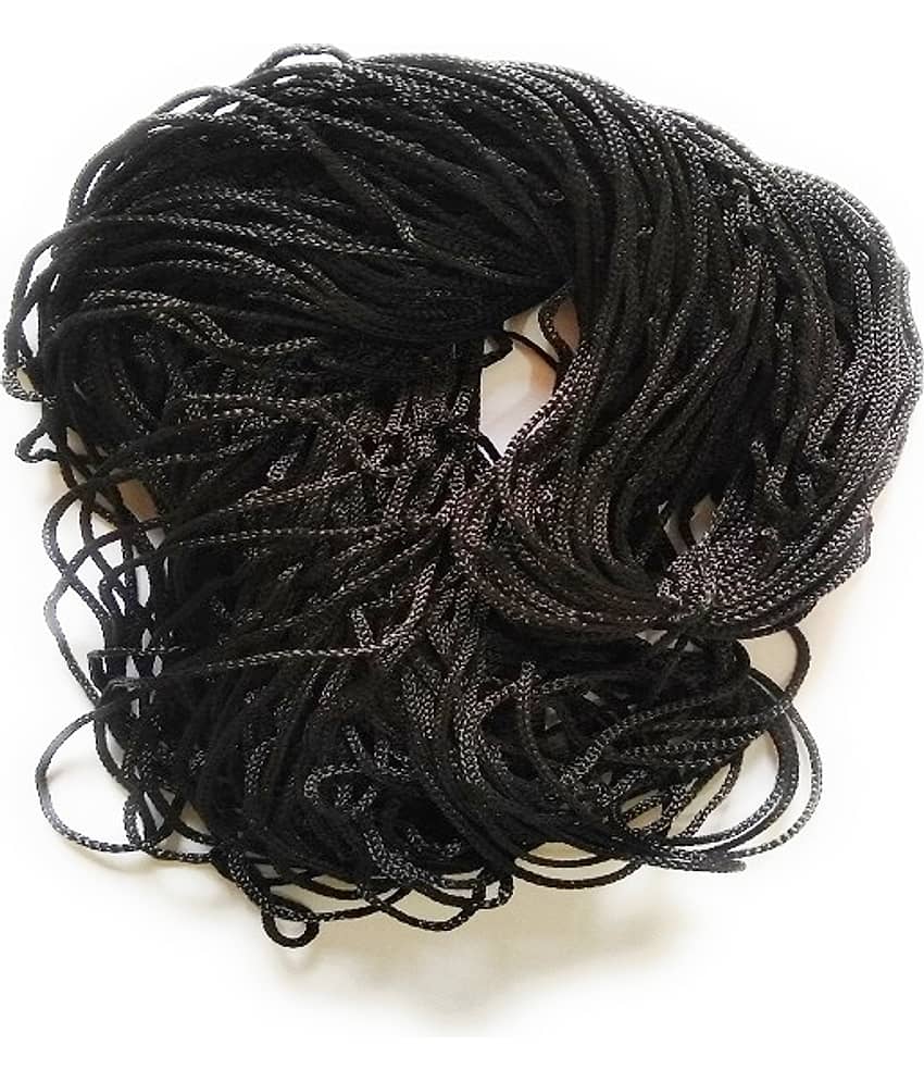 silk Black Kala Nazar Dhaga, 40 Meters Religious Black Thread - Kala Dhaga -silk Moltadu Najar Surksha for Boys,Girls (Black, Pack of 1)