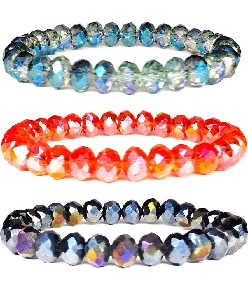 DAIVYA WELLNESS - Multicolor Bracelet ( Pack of 3 )