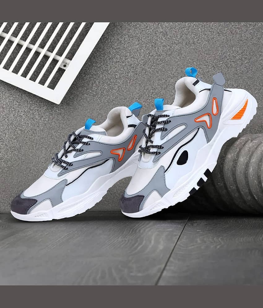 VATELIO Stylish/Comfortable White Men's Lifestyle Shoes