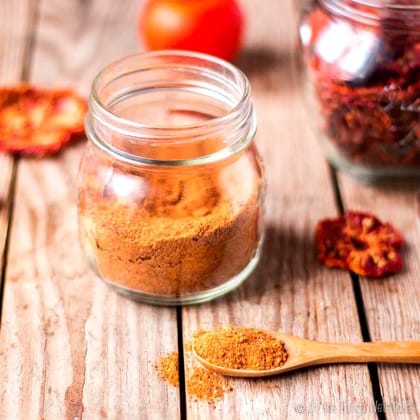Premium Sun (Solar)Dried Tomato Powder/ Flakes  by Nirvi Foods