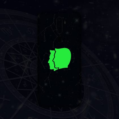 Zodiac Gemini Neon