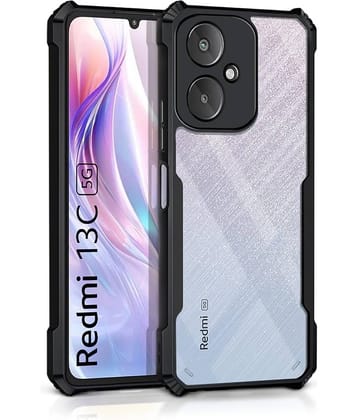 Case Vault Covers Shock Proof Case Compatible For Polycarbonate Redmi 13C 5G ( Pack of 1 )