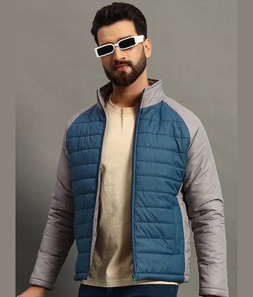 renuovo Polyester Men's Quilted & Bomber Jacket - Blue ( Pack of 1 )
