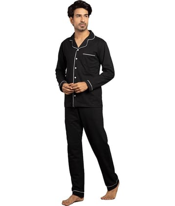 Nite Flite Pack of 1 Night sets For Men's ( Black )