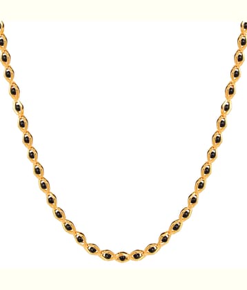 FASHION FRILL Gold Plated Chain ( Set of 1 )