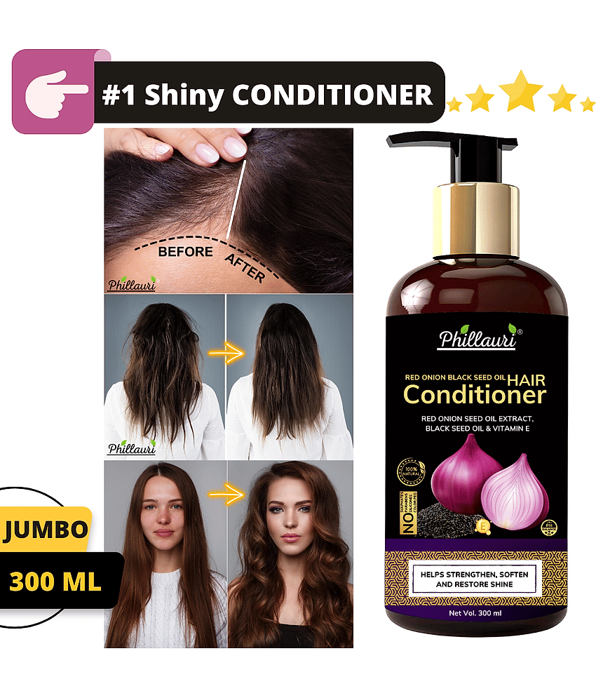 Phillauri Red onion Blackseed Conditioner For Smooth and Shine (300 ml)