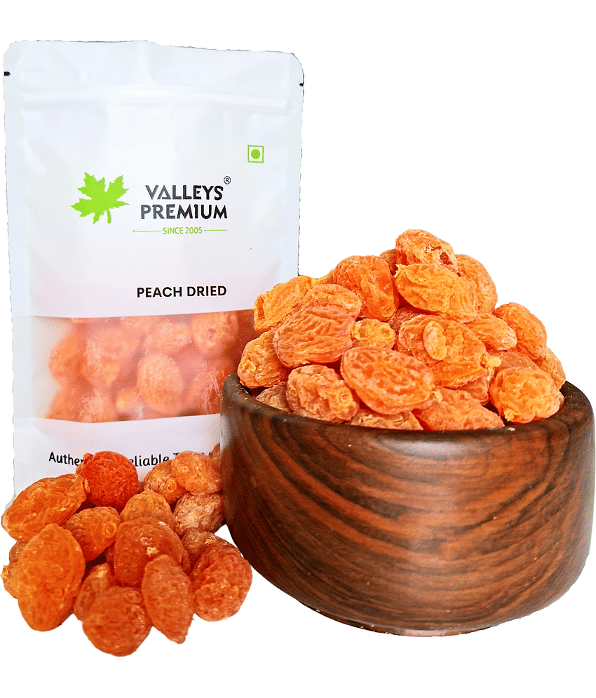 Valleys Premium Dried And Dehydrated Kashmiri Peaches 400 Grams