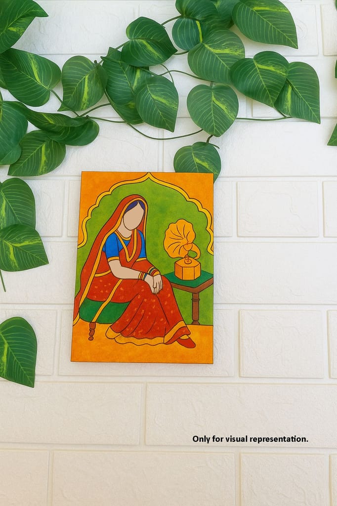 Dbeautify's DIY Traditional Painting – Gramophone Lady