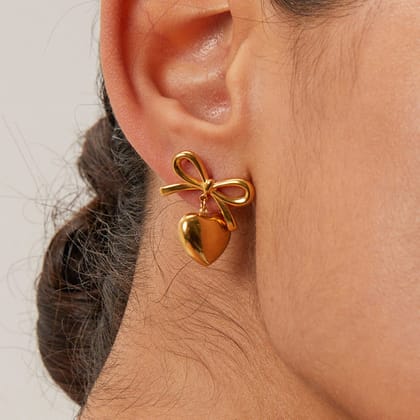 Bubble Earrings-Earring / Premium Stainless Steel Base with 18ct gold plated