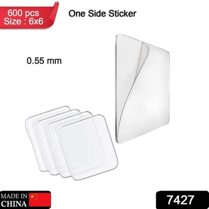 Self Adhesive Tape One Sided Heavy Duty Tap for Wall, Kitchen, Office, Wall, Car | Stickers for Home (0.55mm\600pc)