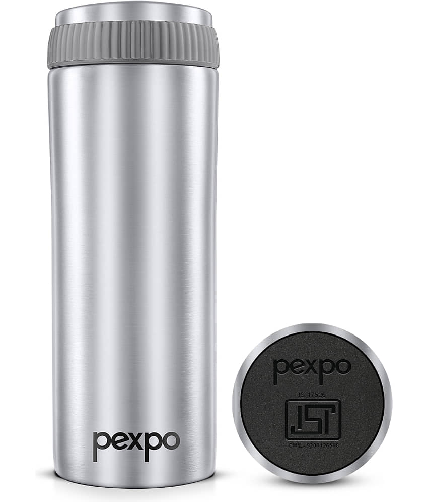Pexpo crypto Silver Thermosteel Flask ( 450 ml )