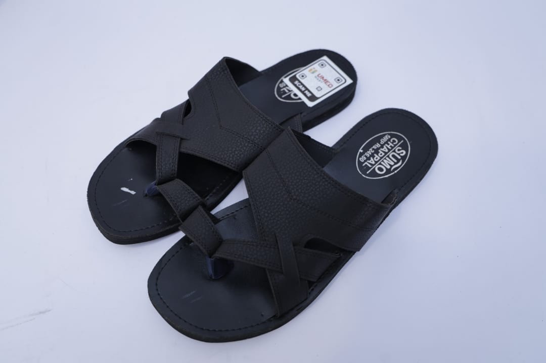 Male Side Patta Footwear- Size 11