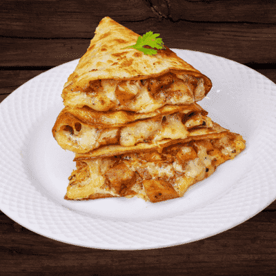 1 PC Bbq Chicken & Cheese Quesadillas