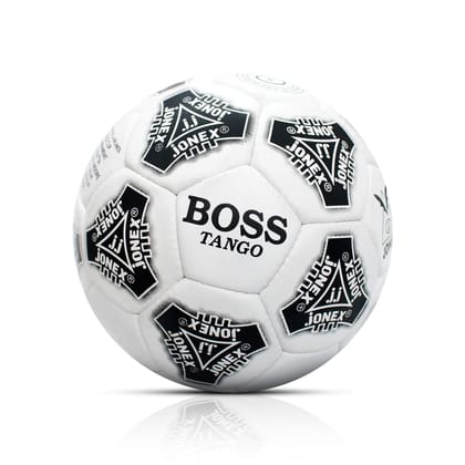 JJ Jonex BOSS Tango Football Size 5, White