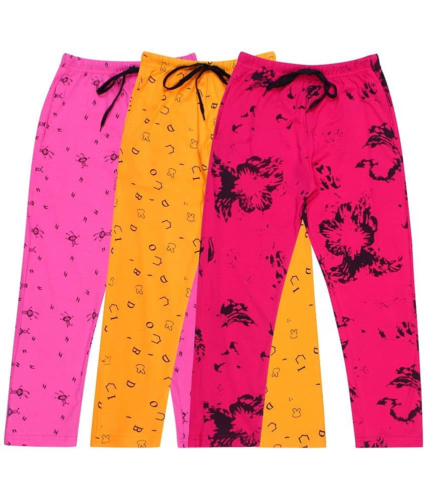 Diaz Pack of 3 Boys Cotton Trackpant ( Multi Color )