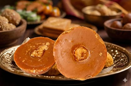 BANGLARMISTI Bengal Patali Gur | Premium Date Palm Jaggery 650g | Pure & Natural Soft Jaggery | Traditional Winter Delicacy Fresh from Kolkata | Authentic Bengali Patali Gur Sweetener