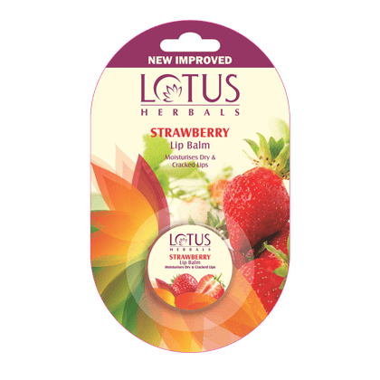 Lotus Herbals Lip Balm Strawberry, 5 gm