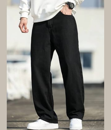 WOOMNY Flared Men's Jeans - Black ( Pack of 1 )