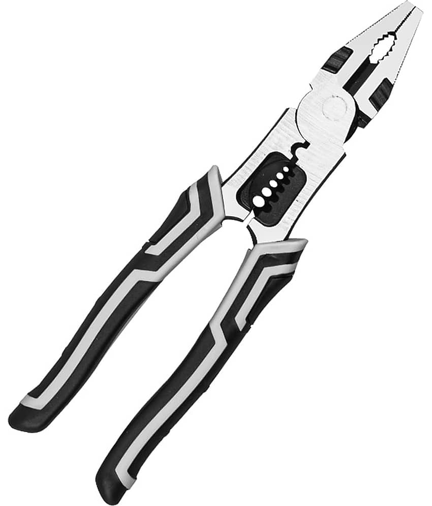 5-in-1 Multifunctional Stainless Steel Wire Stripping Plier | Wire Puller Plier | Cable Looping | Splitting | Cutting Pliers | Electrical Stripping Tool Wire Stripper & Crimping Tool
