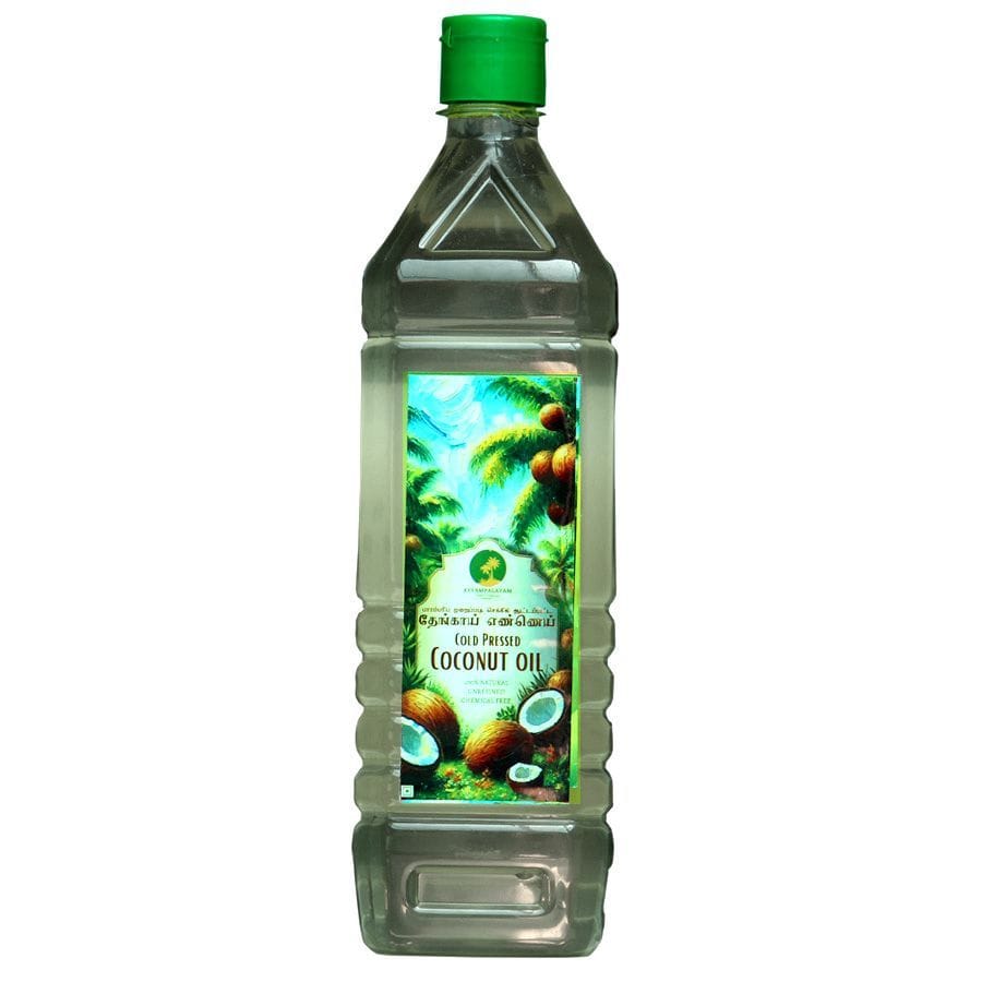 Wood Pressed Coconut Oil - 1 L - 1 L - 1 BOTTLE
