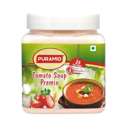 Puramio Instant Tomato Soup Premix (Natural Ingredients and No Artificial Colors Added), 250 gm Puramio Instant Tomato Soup Premix (Natural Ingredients and No Artificial Colors Added), 250 gm