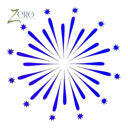 Imported Stencils- 5"*5"- Graphic Design Mandala Pattern Background 4