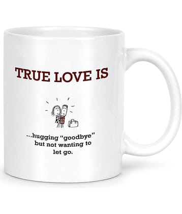 Idream Quote Printed Ceramic Coffee Mug 1 Pcs 330 mL