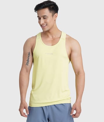Fuaark Black Polyester Regular Fit Men's Tanks ( Pack of 1 )