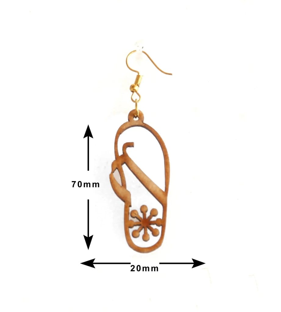 Handcrafted Wooden Earrings Set - 3 Pairs of Fun and Unique Designs