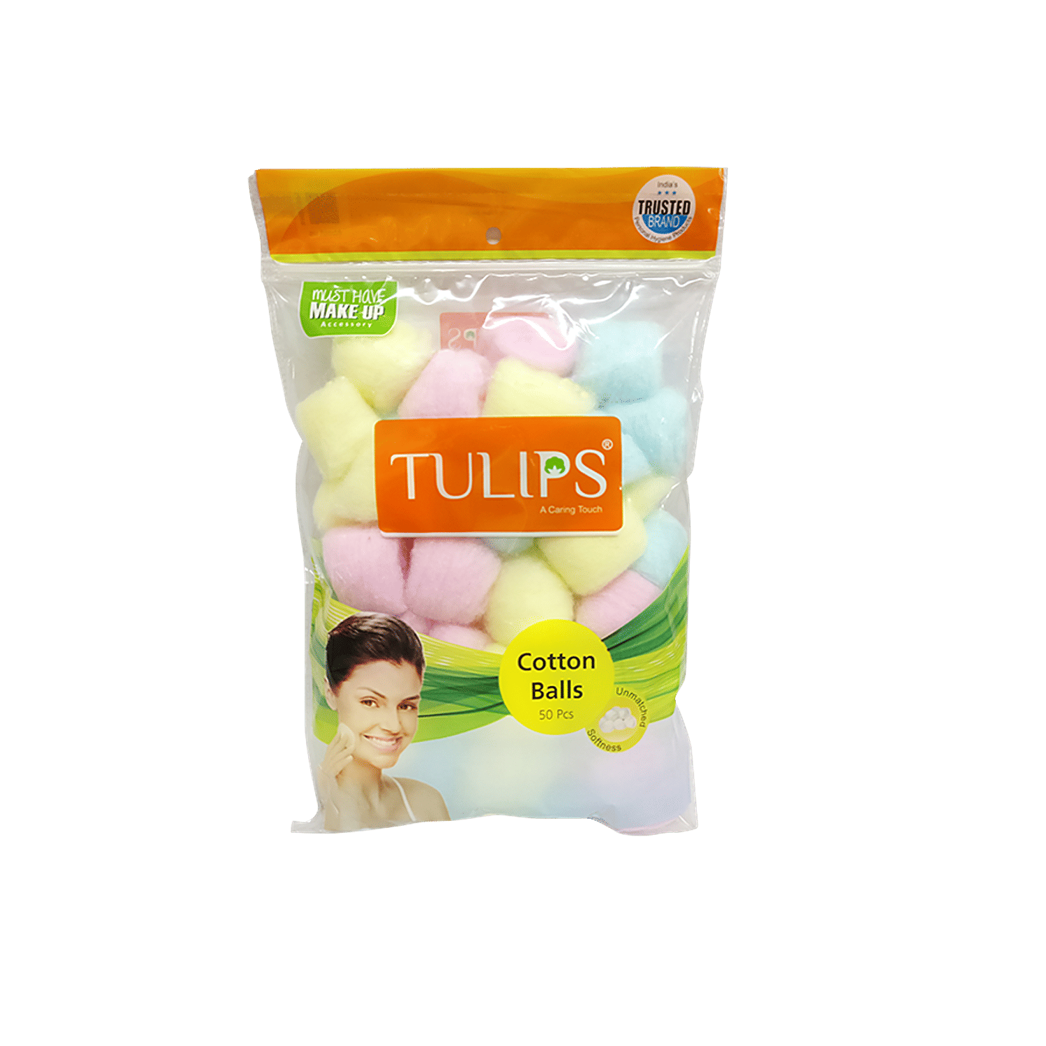 TULIPS COLOUR COTTON BALLS