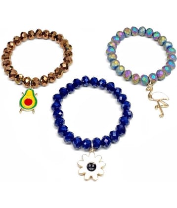 DAIVYA WELLNESS - Multicolor Bracelet ( Pack of 3 )
