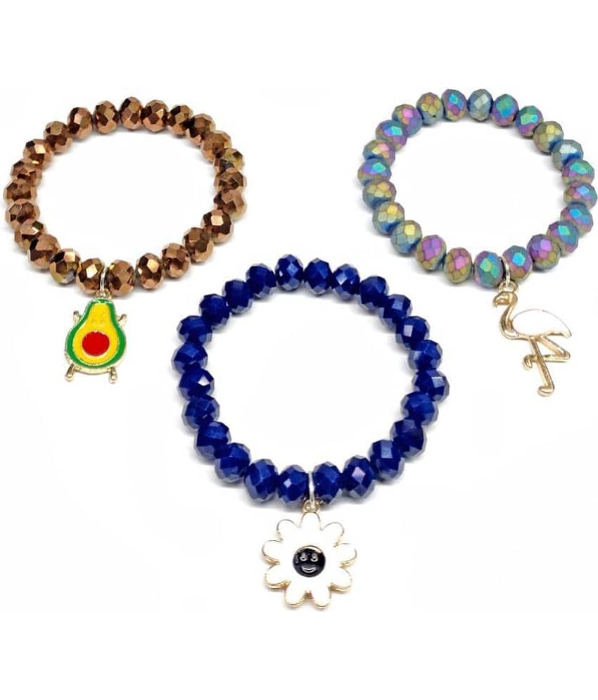 DAIVYA WELLNESS - Multicolor Bracelet ( Pack of 3 )