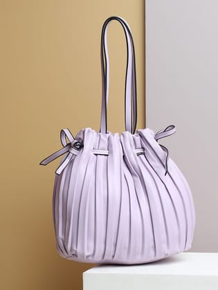 Tug-And-Go Lavender Bucket Bag-Handheld Bag