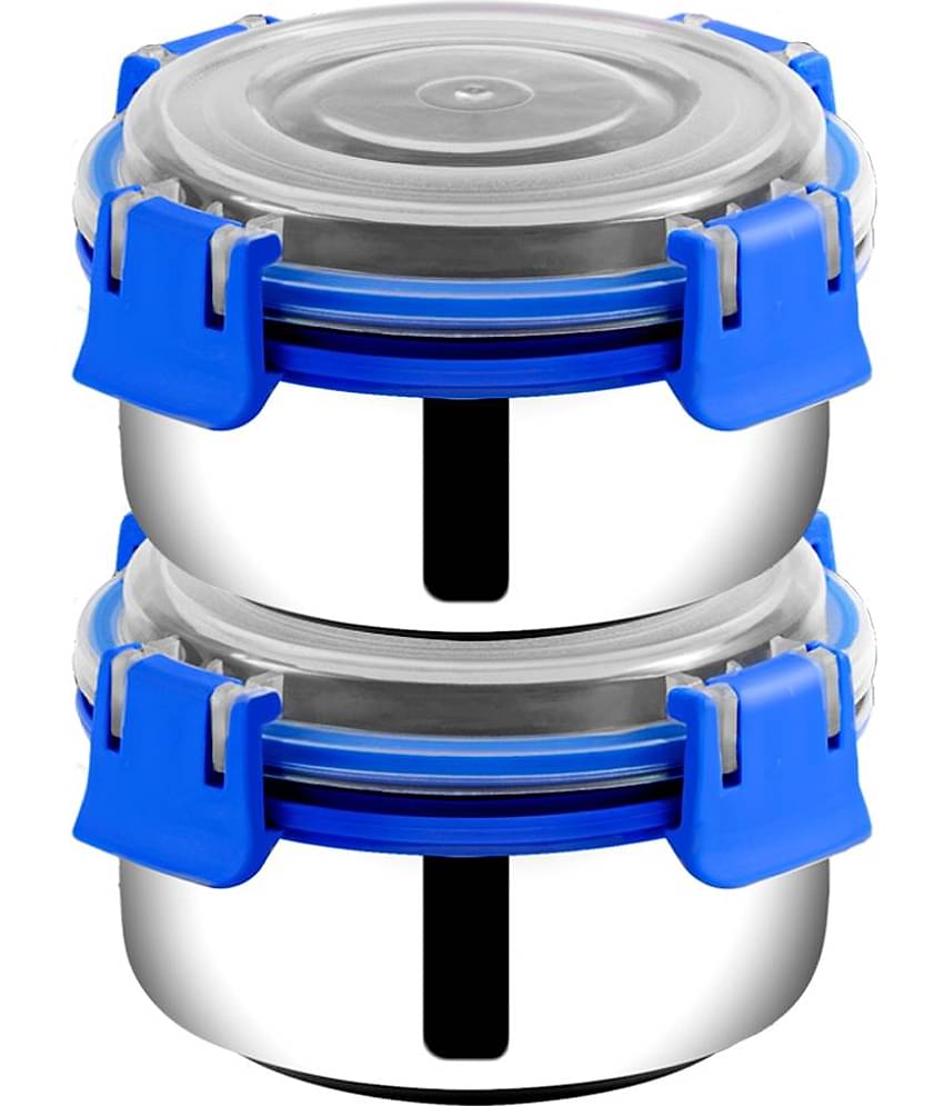 BOWLMAN Steel Blue Food Container ( Set of 2 )