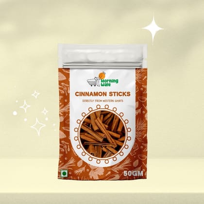 Morning Wale Cinnamon Stick (45g) | Whole Western Ghats Dalchini | Premium Aromatic Bark