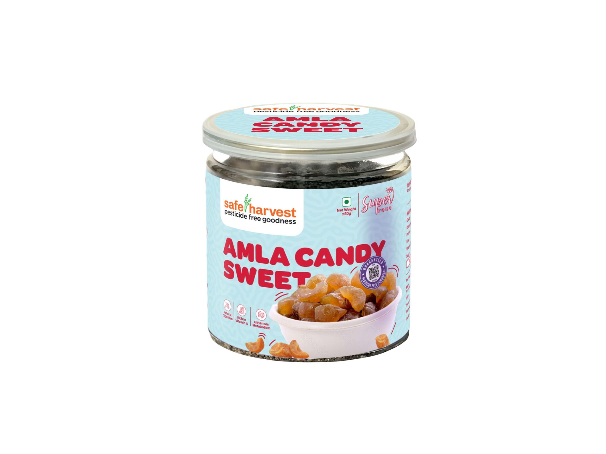 Safe Harvest Pesticide Free Amla Candy Sweet 250g