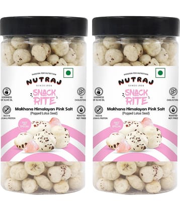 Nutraj Lotus Seeds Pop /Gorgon Nut Puffed Kernel (Makhana) 70 Pack of 2