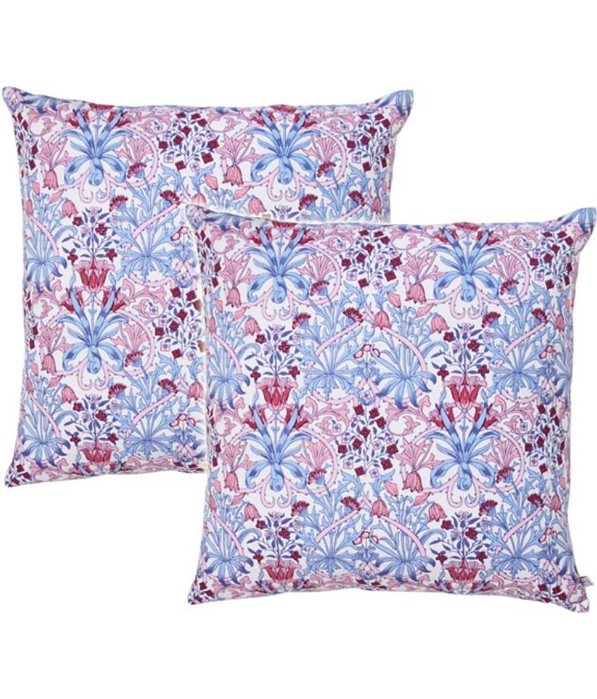 Zubix Multicolour Floral Cotton Cushion Covers - Set of 2