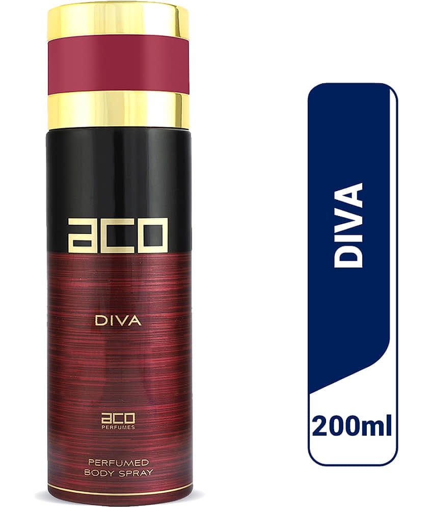 Aco Diva Deodorant Body Spray For Women, 200ml