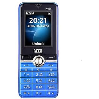 MTR Pride (Dual SIM, 2.4 Inch Display, 3000mAh Battery, Blue)
